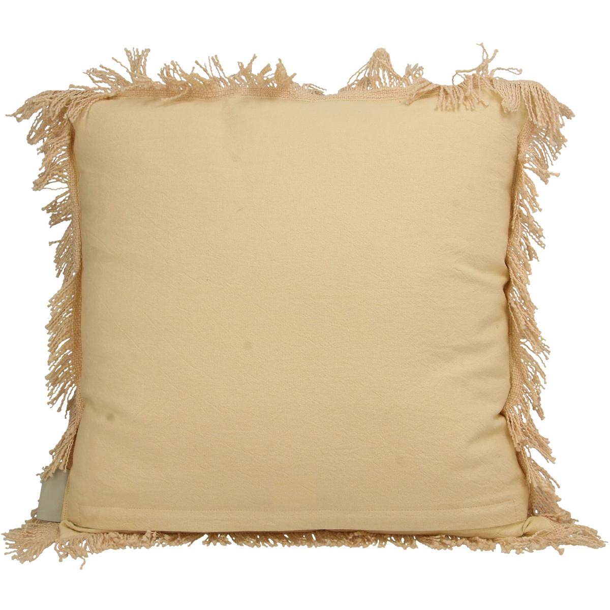 Μαξιλάρι ArteLibre Κύκλος Μπεζ Βαμβακερό 45x45cm - Hippiehome.gr