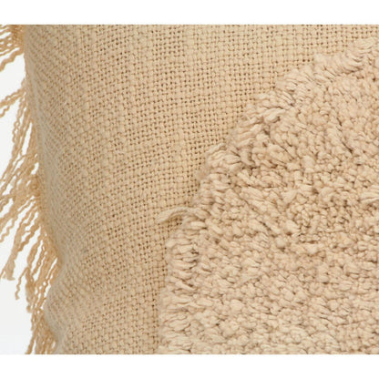 Μαξιλάρι ArteLibre Κύκλος Μπεζ Βαμβακερό 45x45cm - Hippiehome.gr