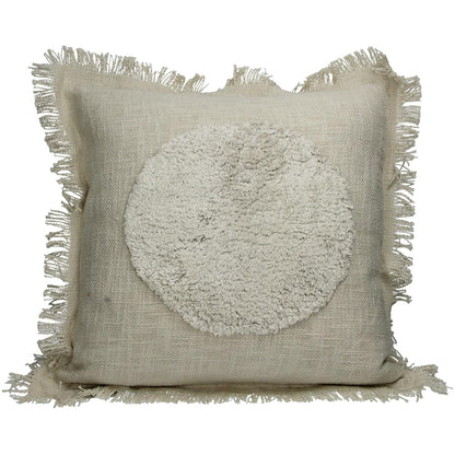 Μαξιλάρι ArteLibre Κύκλος Ιβουάρ Βαμβακερό 45x45cm - Hippiehome.gr