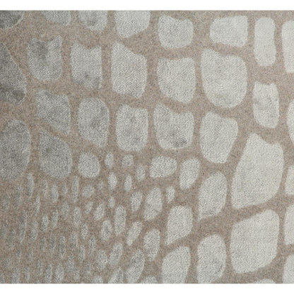 Μαξιλάρι ArteLibre Λεοπάρδαλη Ιβουάρ Βελούδο 45x45cm - Hippiehome.gr