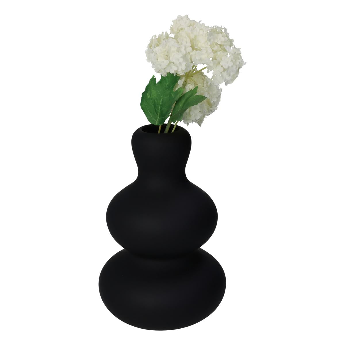 Βάζο ArteLibre Μαύρο Δολομίτης 13.5x13.5x20.4cm - Hippiehome.gr