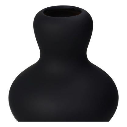 Βάζο ArteLibre Μαύρο Δολομίτης 13.5x13.5x20.4cm - Hippiehome.gr