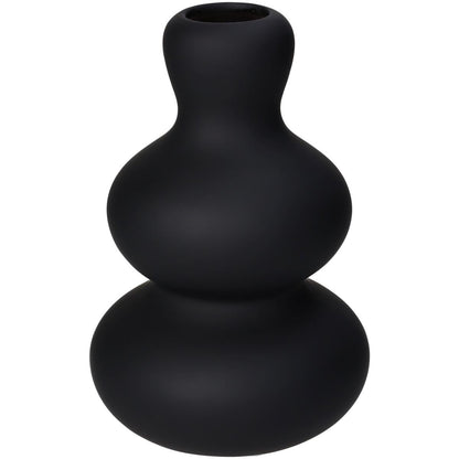 Βάζο ArteLibre Μαύρο Δολομίτης 13.5x13.5x20.4cm - Hippiehome.gr
