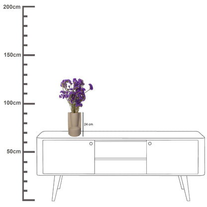 Βάζο ArteLibre Μπεζ Κεραμικό 13.5x12x24cm - Hippiehome.gr