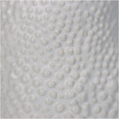 Βάζο ArteLibre Λευκό Κεραμικό 10x10x15cm - Hippiehome.gr