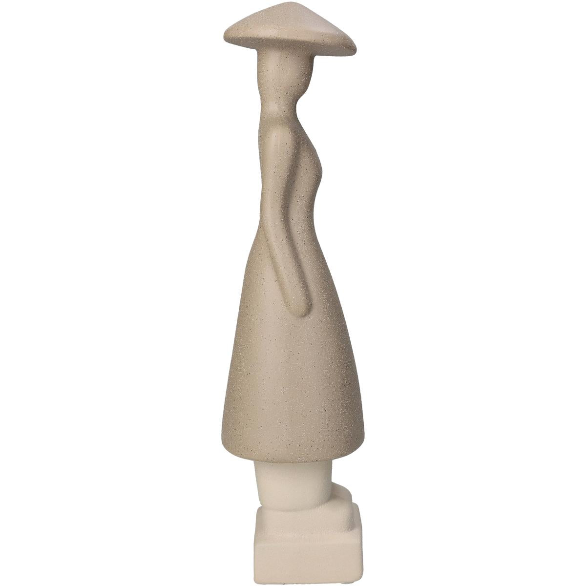 Διακοσμητικό ArteLibre Φιγούρα Άνθρωπος Κεραμικό Μπεζ 9x8x31.5cm - Hippiehome.gr