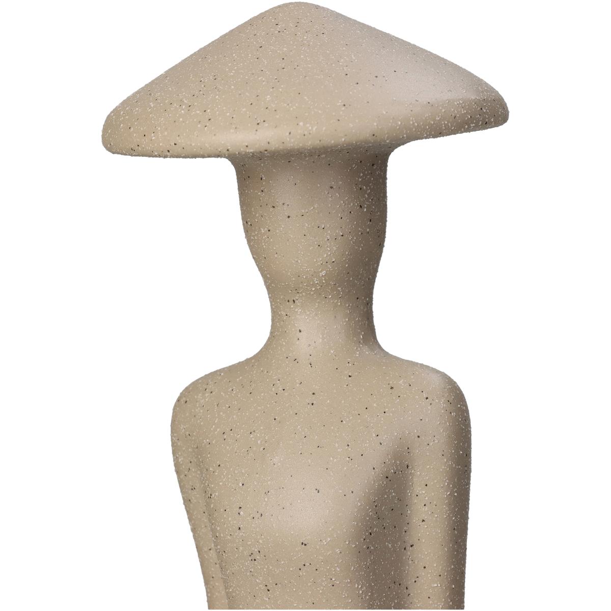 Διακοσμητικό ArteLibre Φιγούρα Άνθρωπος Κεραμικό Μπεζ 9x8x31.5cm - Hippiehome.gr