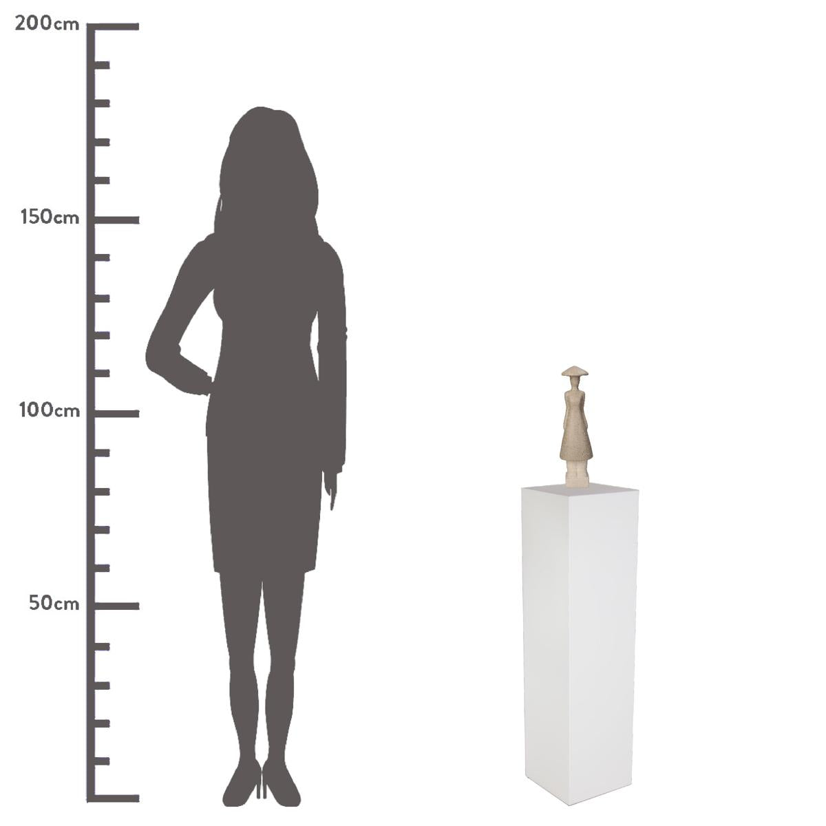 Διακοσμητικό ArteLibre Φιγούρα Άνθρωπος Κεραμικό Μπεζ 9x8x31.5cm - Hippiehome.gr