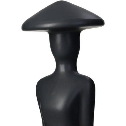 Διακοσμητικό ArteLibre Φιγούρα Άνθρωπος Κεραμικό Μαύρο 9x8x31.5cm - Hippiehome.gr