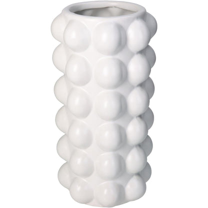 Βάζο ArteLibre Λευκό Κεραμικό 13.8x13.8x27.5cm - Hippiehome.gr