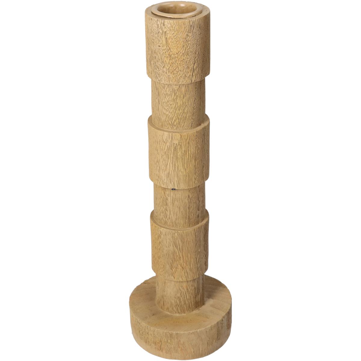 Κηροπήγιο ArteLibre Φυσικό Polyresin 7x7x23cm - Hippiehome.gr