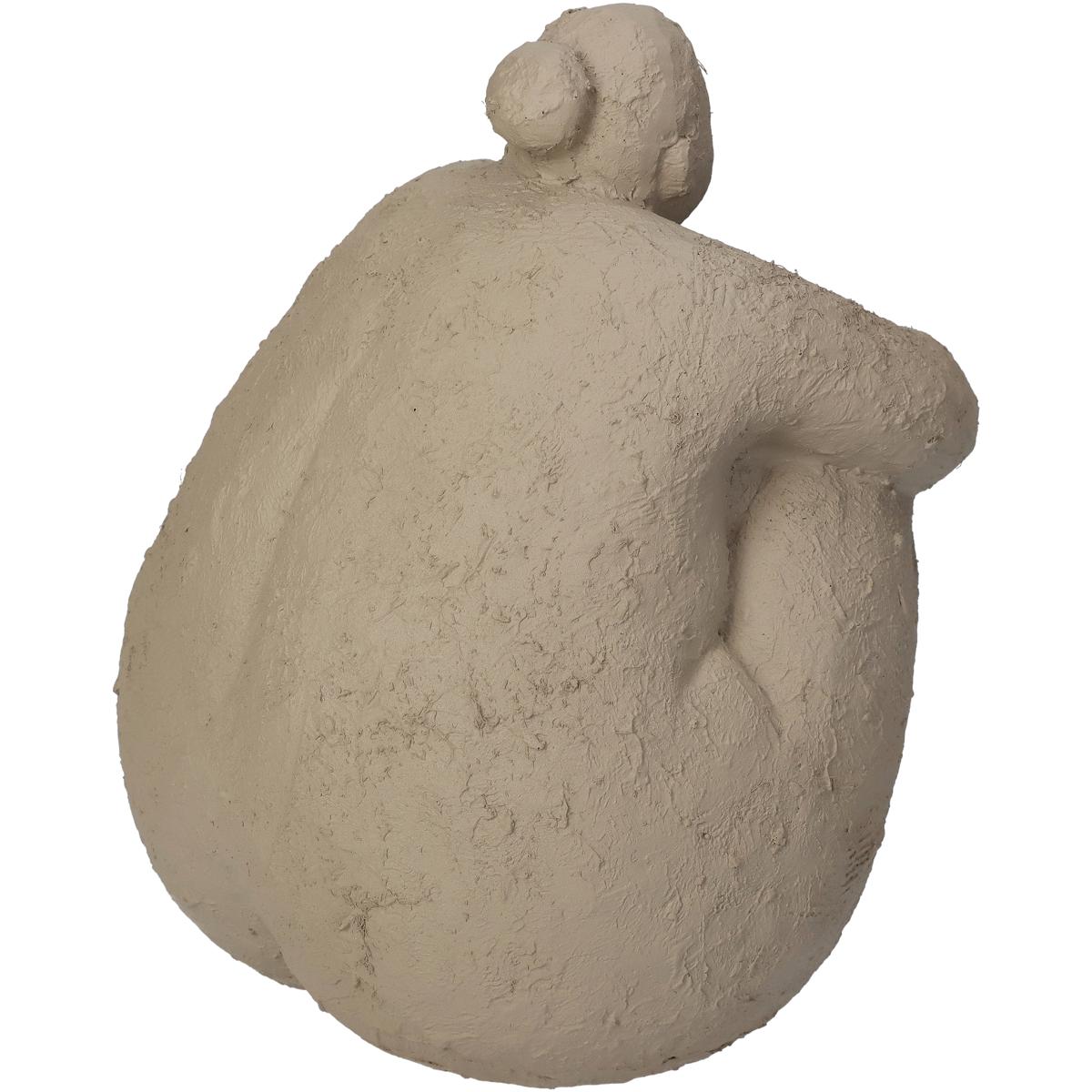 Διακοσμητικό ArteLibre Μεγάλη Γυναίκα Μπεζ Polyresin 14.5x14.5x16.5cm - Hippiehome.gr