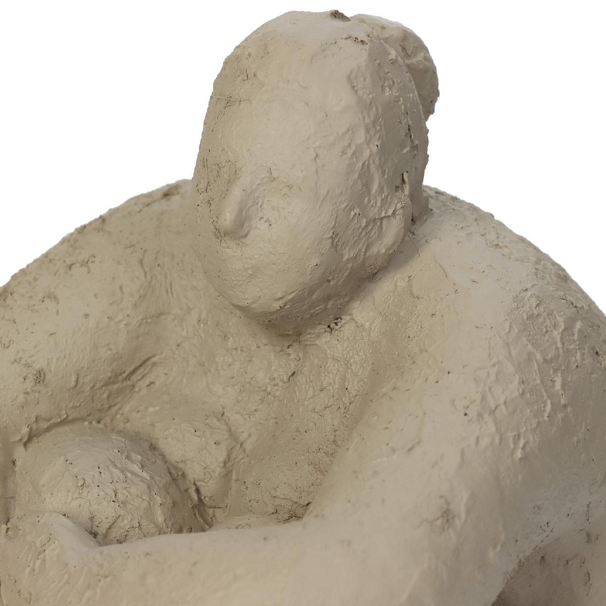 Διακοσμητικό ArteLibre Μεγάλη Γυναίκα Μπεζ Polyresin 14.5x14.5x16.5cm - Hippiehome.gr