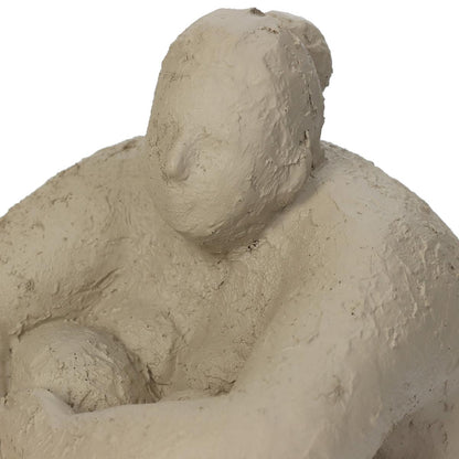 Διακοσμητικό ArteLibre Μεγάλη Γυναίκα Μπεζ Polyresin 14.5x14.5x16.5cm - Hippiehome.gr