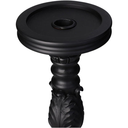 Κηροπήγιο ArteLibre Μαύρο Polyresin 11.7x11.7x35.9cm - Hippiehome.gr