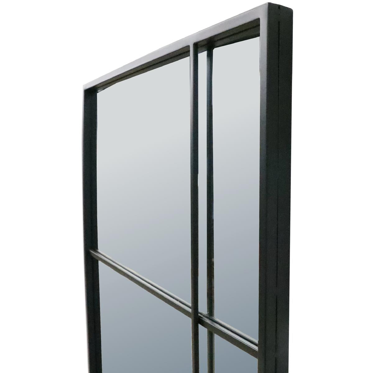 Καθρέπτης ArteLibre Μαύρο Μέταλλο 64.5x3x200cm - Hippiehome.gr