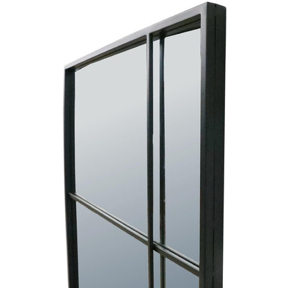 Καθρέπτης ArteLibre Μαύρο Μέταλλο 64.5x3x200cm - Hippiehome.gr