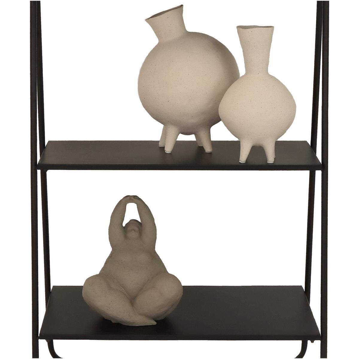 Ραφιέρα ArteLibre Μαύρο Μέταλλο 57x37x110cm - Hippiehome.gr