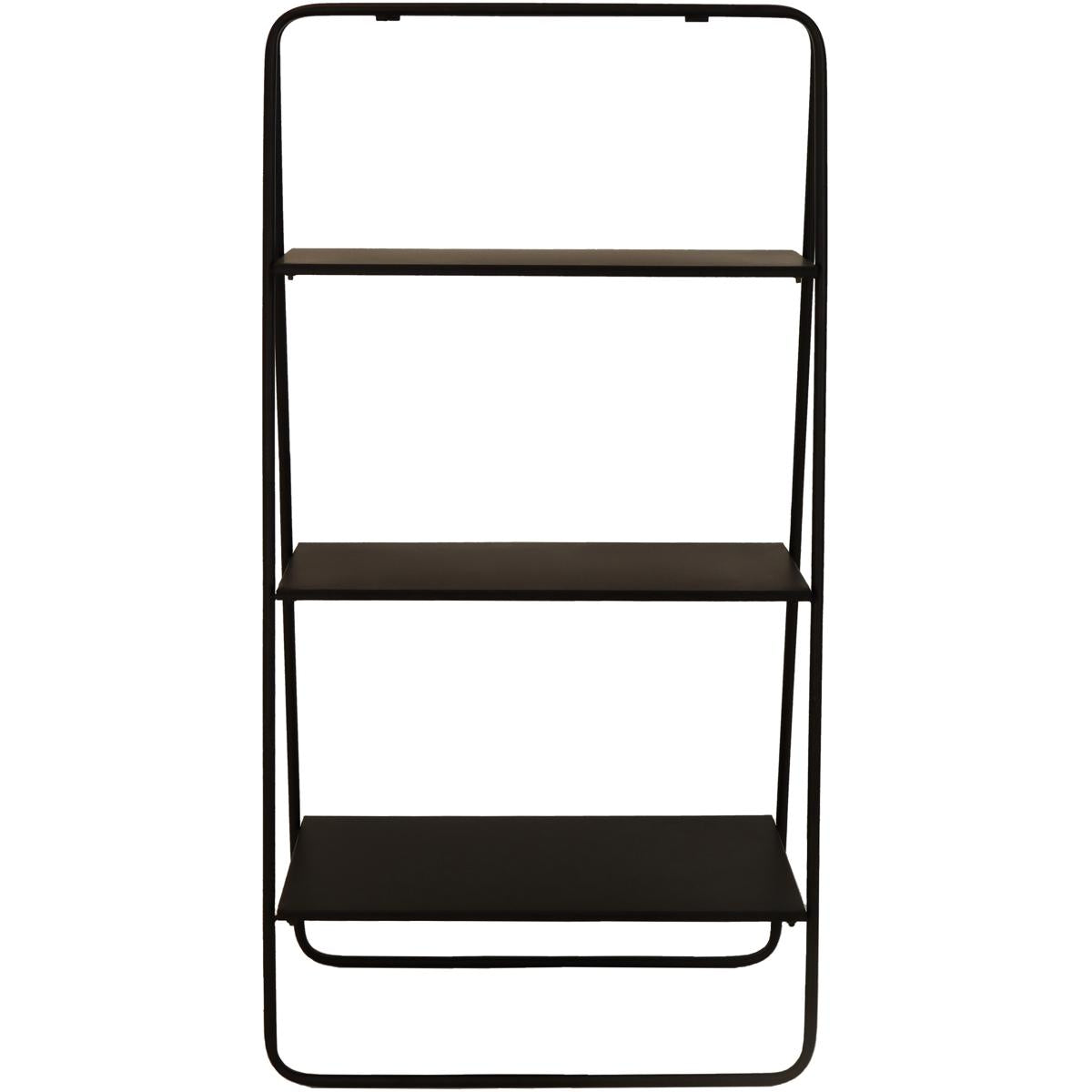 Ραφιέρα ArteLibre Μαύρο Μέταλλο 57x37x110cm - Hippiehome.gr