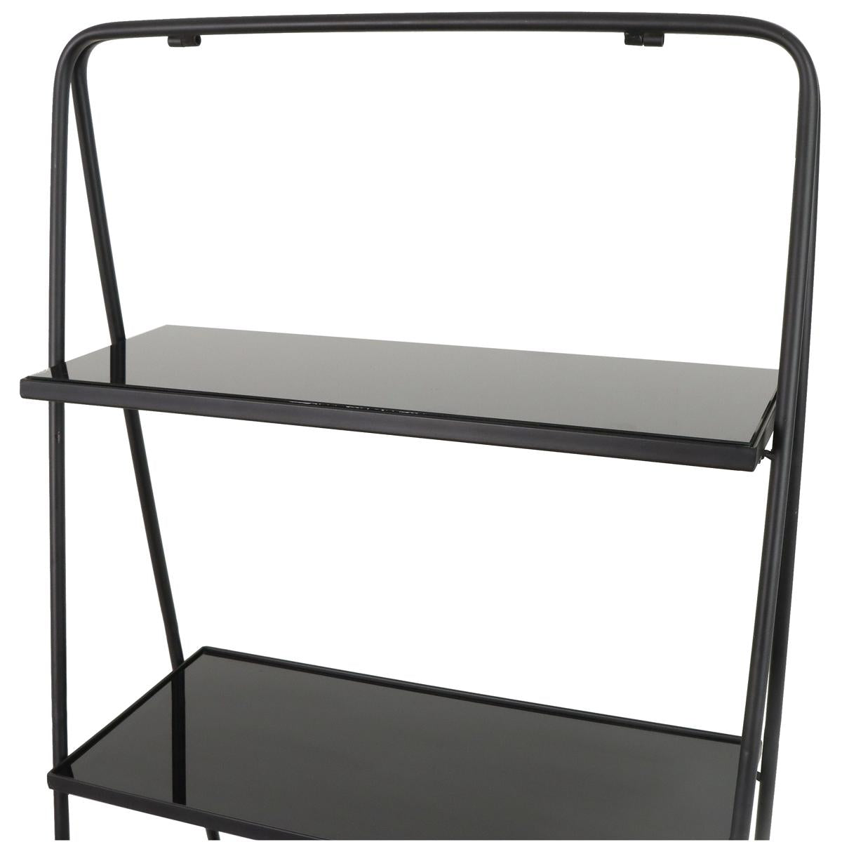 Ραφιέρα ArteLibre Μαύρο Μέταλλο 57x37x110cm - Hippiehome.gr