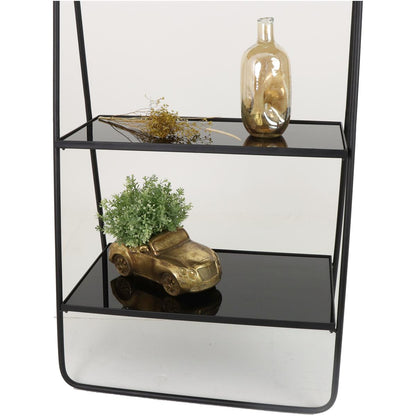 Ραφιέρα ArteLibre Μαύρο Μέταλλο 57x37x110cm - Hippiehome.gr