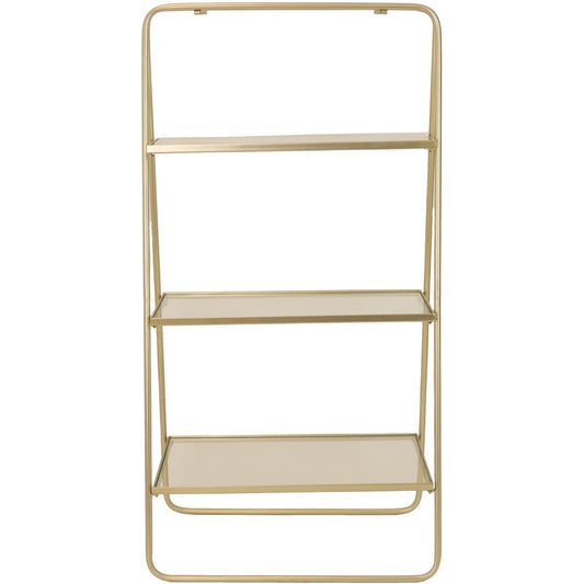 Ραφιέρα ArteLibre Χρυσό Μέταλλο 57x37x110cm - Hippiehome.gr