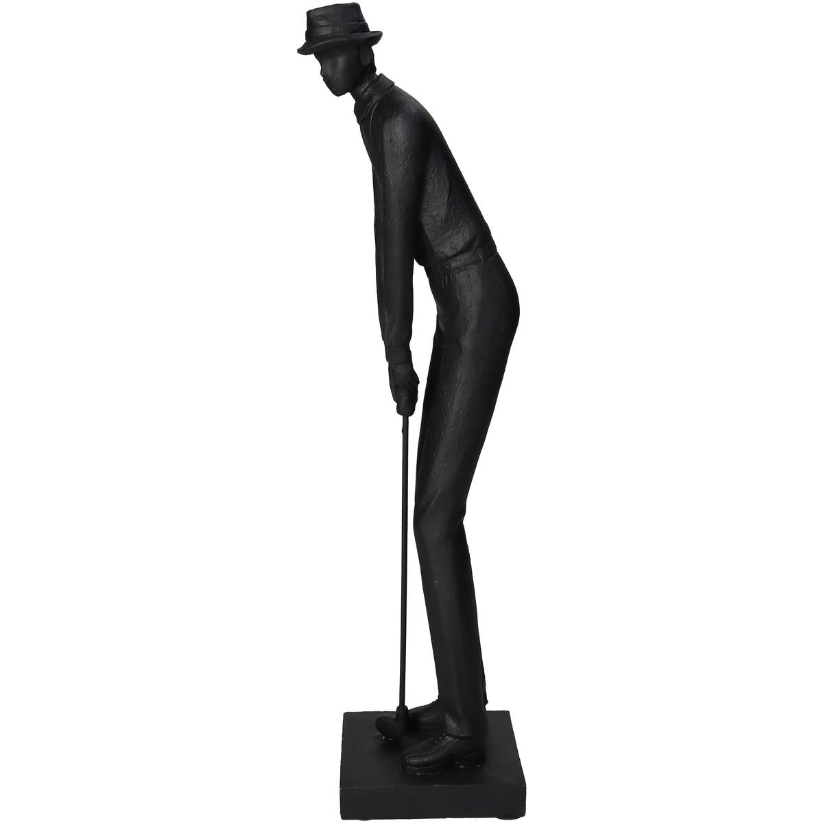 Διακοσμητικό ArteLibre Παίχτης του Γκολφ Μαύρο Polyresin 9.5x8.5x37.5cm - Hippiehome.gr