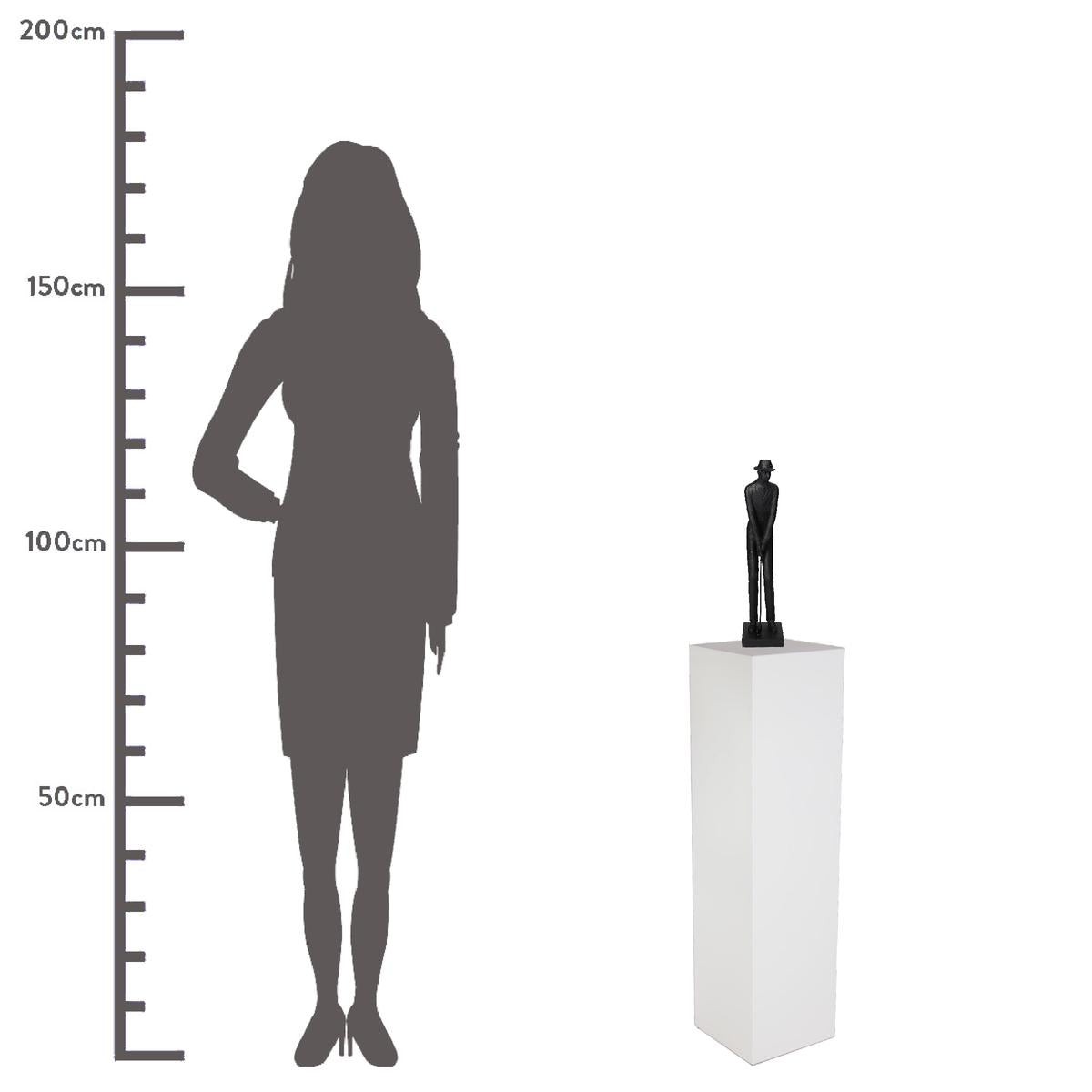 Διακοσμητικό ArteLibre Παίχτης του Γκολφ Μαύρο Polyresin 9.5x8.5x37.5cm - Hippiehome.gr
