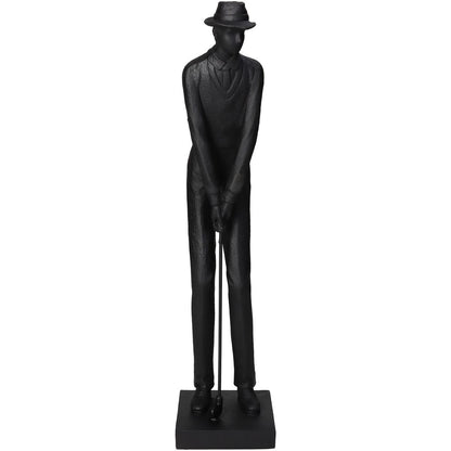 Διακοσμητικό ArteLibre Παίχτης του Γκολφ Μαύρο Polyresin 9.5x8.5x37.5cm - Hippiehome.gr