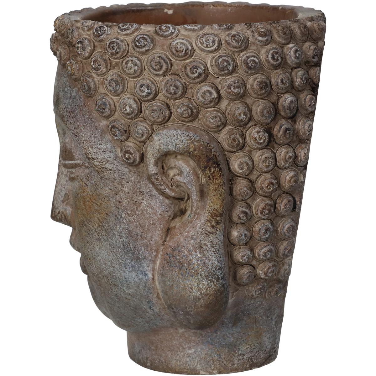 Κασπώ ArteLibre Βούδας Καφέ Τσιμέντο 15x13.5x16.5cm - Hippiehome.gr