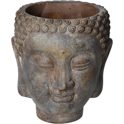 Κασπώ ArteLibre Βούδας Καφέ Τσιμέντο 15x13.5x16.5cm - Hippiehome.gr