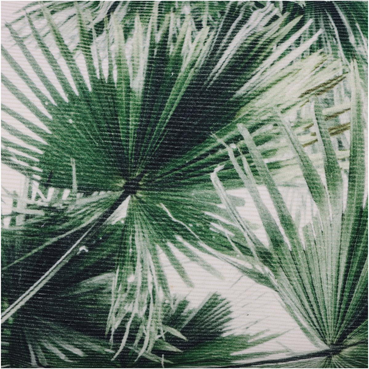 Μαξιλάρι ArteLibre Φύλλα Φοίνικα Πράσινο Βαμβακερό 40x60cm - Hippiehome.gr