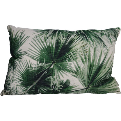Μαξιλάρι ArteLibre Φύλλα Φοίνικα Πράσινο Βαμβακερό 40x60cm - Hippiehome.gr