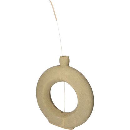 Βάζο ArteLibre Καφέ Κεραμικό 27x5.6x30.5cm - Hippiehome.gr