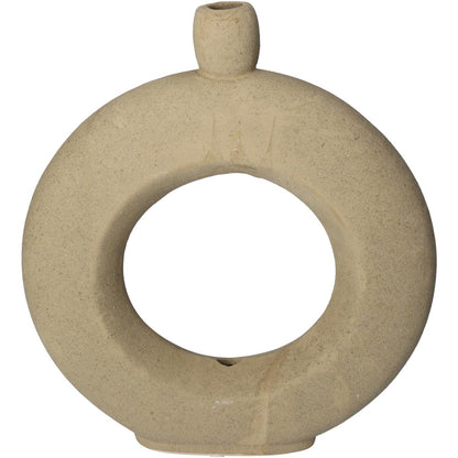 Βάζο ArteLibre Καφέ Κεραμικό 27x5.6x30.5cm - Hippiehome.gr