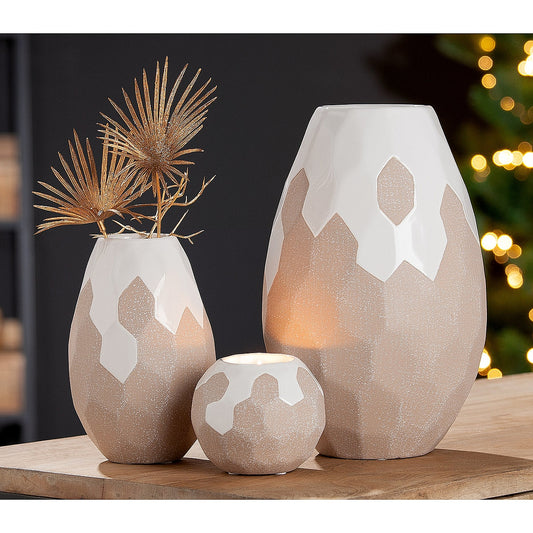 Θήκη Ρεσώ Λευκό/Ροζ Κεραμικό 8cm - Hippiehome.gr