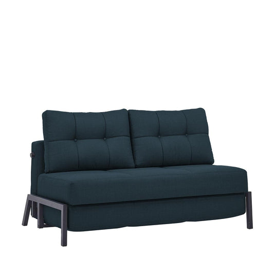 Καναπές Κρεβάτι Διθέσιος GAEL Μπλε/Μαύρο 150x91x90cm - Hippie Home 