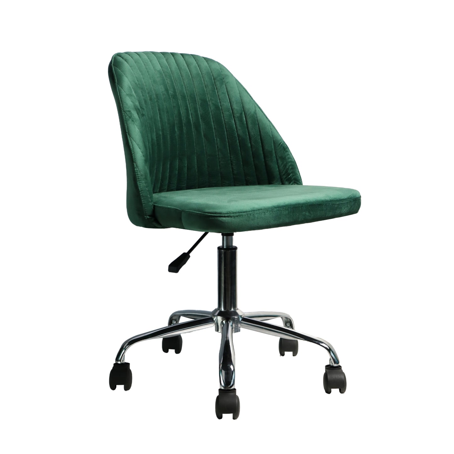 Πολυθρόνα Γραφείου IRINA Πράσινο Βελούδο 50x54x82-92cm - Hippiehome.gr