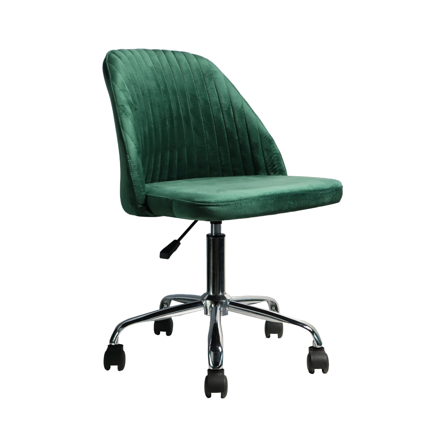 Πολυθρόνα Γραφείου IRINA Πράσινο Βελούδο 50x54x82-92cm - Hippiehome.gr