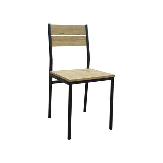 Τραπέζι Σετ (4+1) SERISSA Μαύρο/Μπεζ 110x70x77cm - Hippiehome.gr