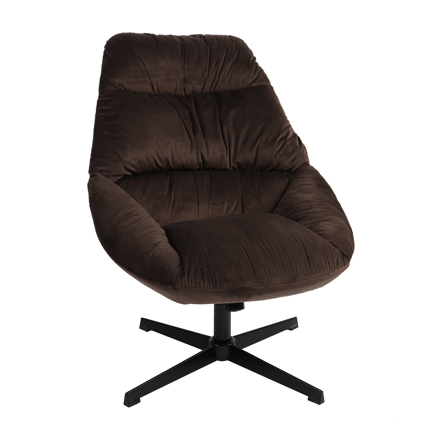 Πολυθρόνα CHANTIERI Καφέ Ύφασμα/Μέταλλο 94x71x83cm - Hippiehome.gr