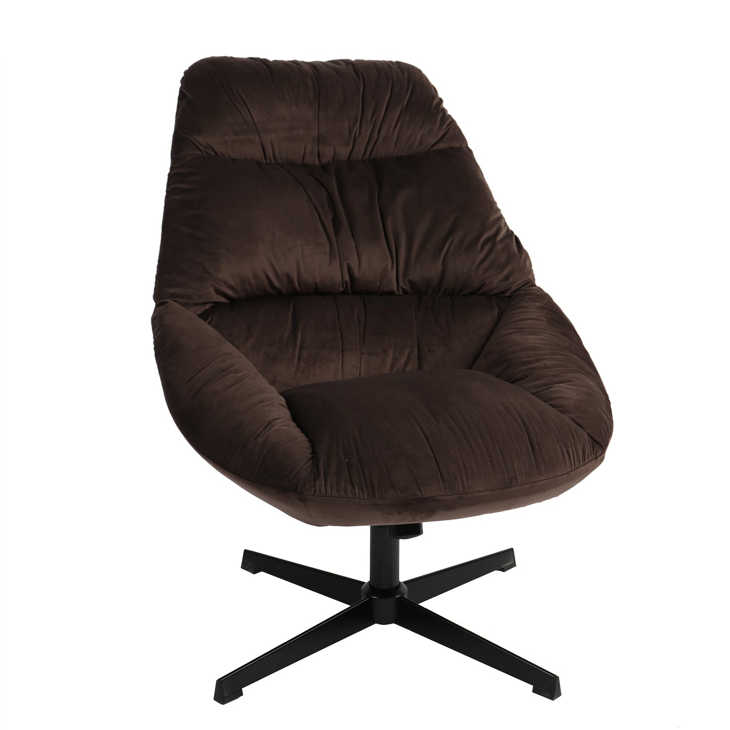 Πολυθρόνα CHANTIERI Καφέ Ύφασμα/Μέταλλο 94x71x83cm - Hippiehome.gr