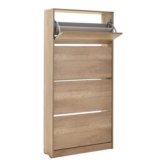 Παπουτσοθήκη DORIT Φυσικό Μοριοσανίδα/Μελαμίνη 73x24x148cm - Hippiehome.gr