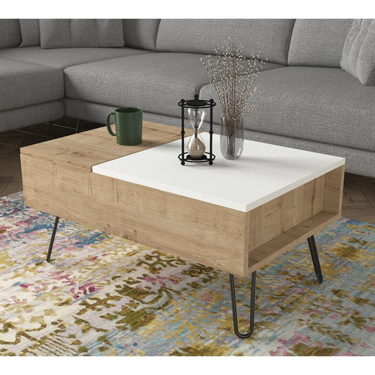 Τραπεζάκι Σαλονιού Limnos 80x50x39cm - Hippiehome.gr