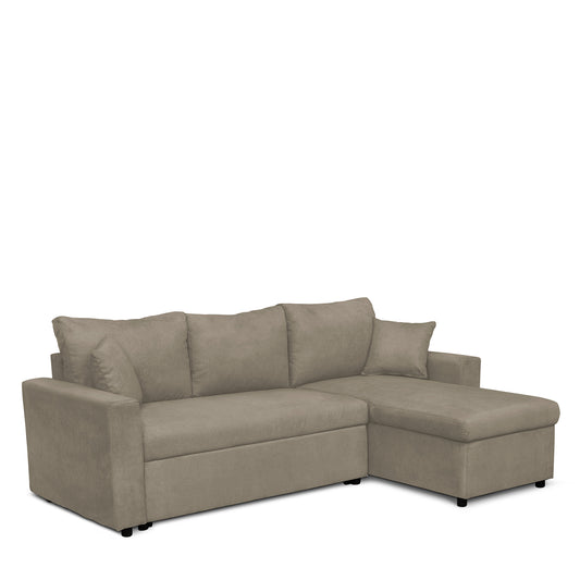 Καναπές Γωνιακός Αναστρέψιμος ULUA Μπεζ 225x148x81cm - Hippiehome.gr