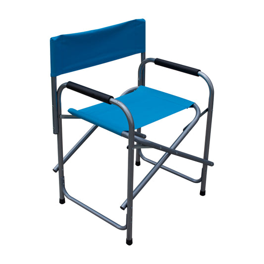 Καρέκλα Παραλίας Μπλε Μέταλλο/Ύφασμα 54x45x78cm - Hippie Home 