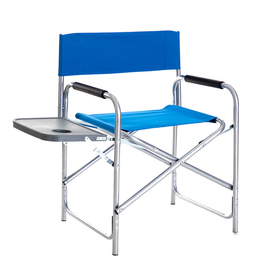 Καρέκλα Παραλίας MADEIRA Μπλε Μέταλλο/Ύφασμα 47x34x78cm - Hippie Home 