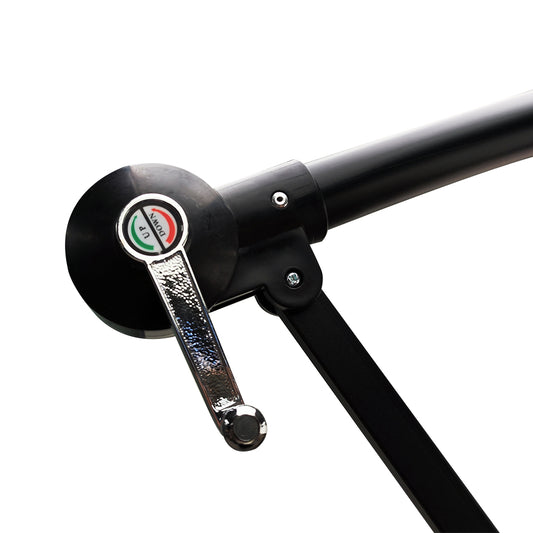 Ομπρέλα Κήπου Κρεμαστή KWALE Μπεζ/Μαύρο Μέταλλο/Ύφασμα Φ3x2.45m - Hippiehome.gr