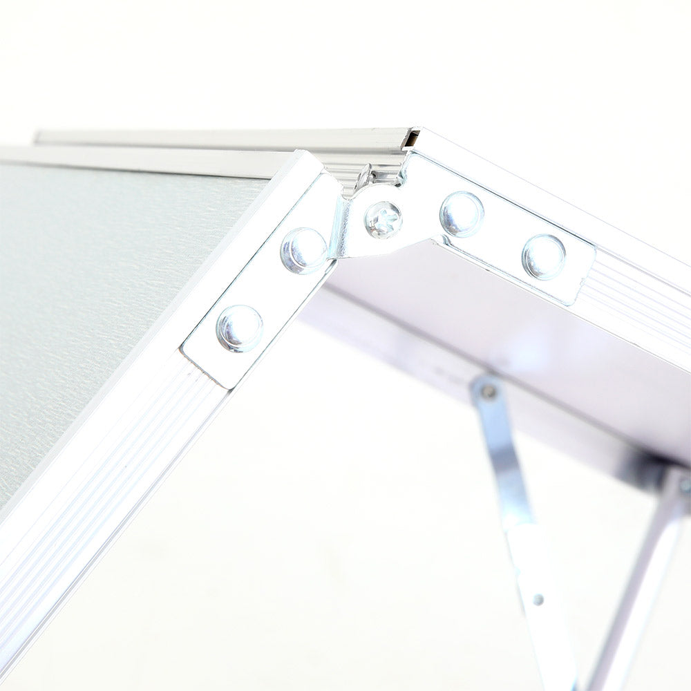 Τραπέζι Σπαστό ELYSIUM Γκρι Αλουμίνιο 56.5x53.5x36cm - Hippiehome.gr