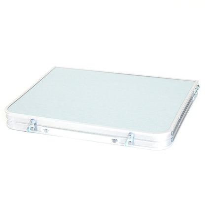 Τραπέζι Σπαστό ELYSIUM Γκρι Αλουμίνιο 56.5x53.5x36cm - Hippiehome.gr